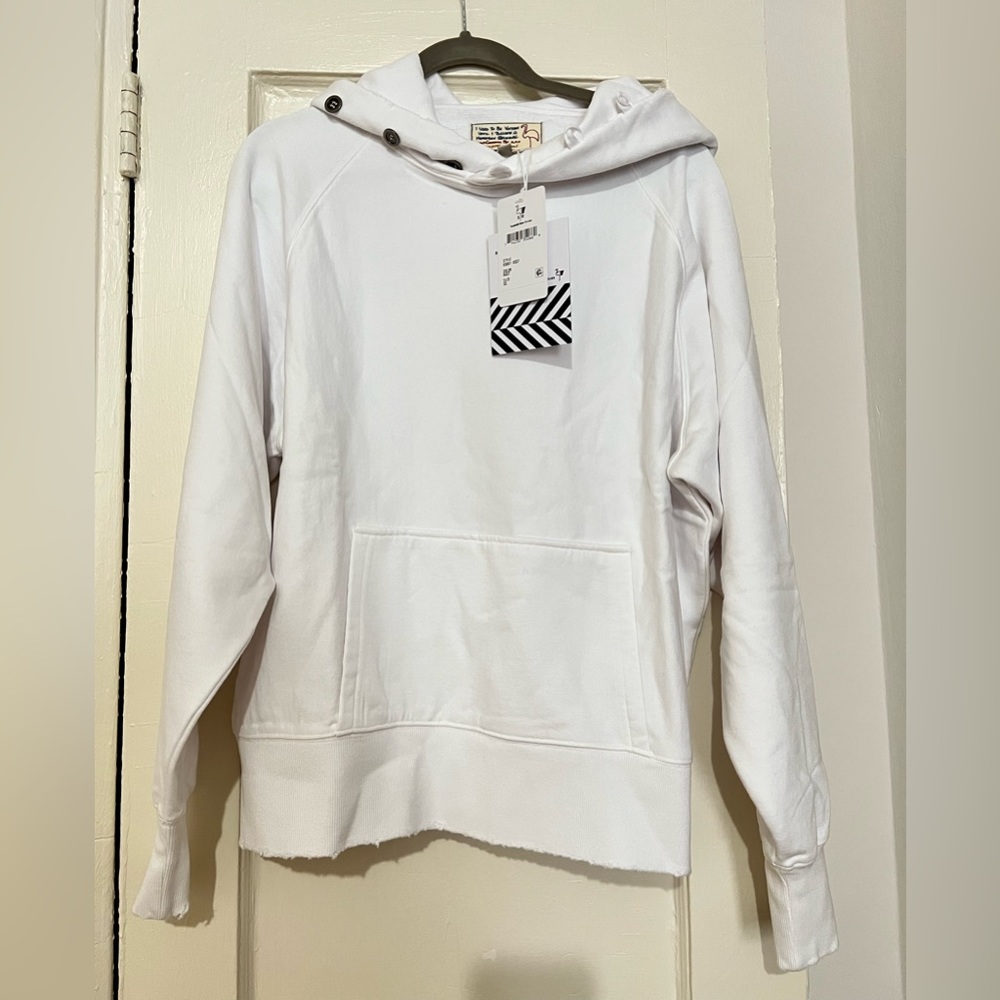 NWT Free People X Sandrine Rose White Hoodie -1